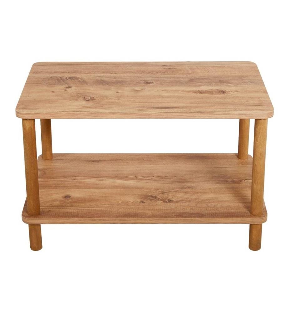 Table basse Jelling Rectangulaire 43x70x44 cm imitation bois