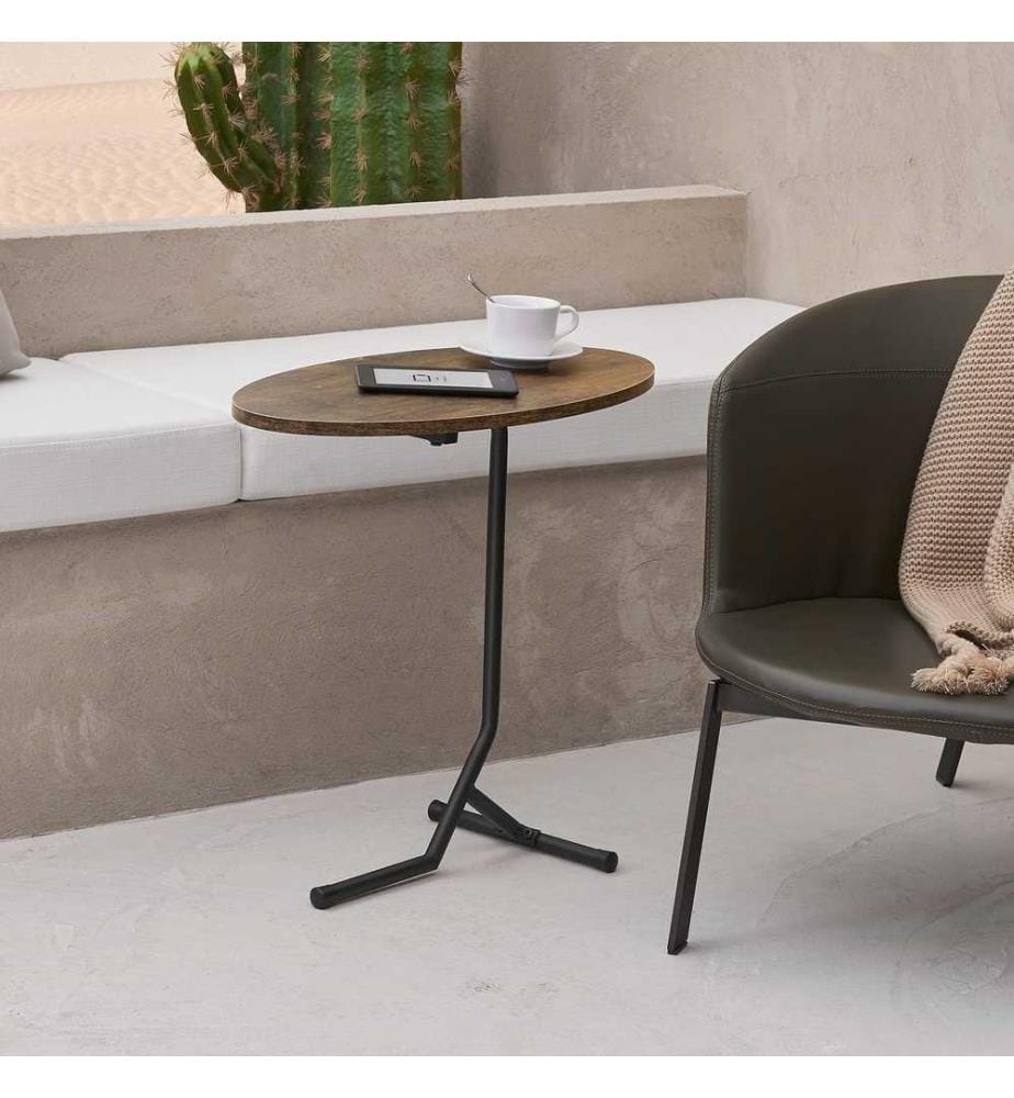 Table d'appoint Karlebo 55x60x30 cm Bois foncé