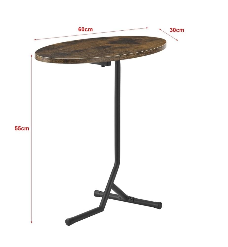 Table d'appoint Karlebo 55x60x30 cm Bois foncé