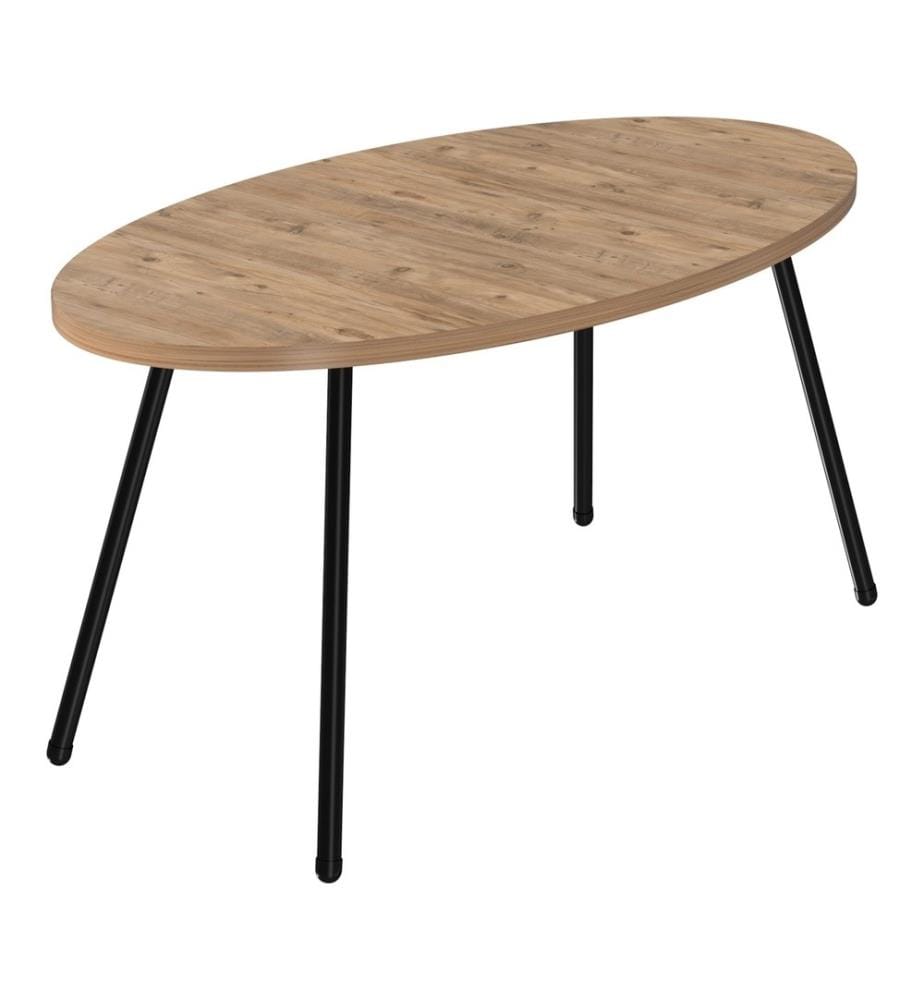 Table basse Skærbæk 43x90x50 cm couleur bois