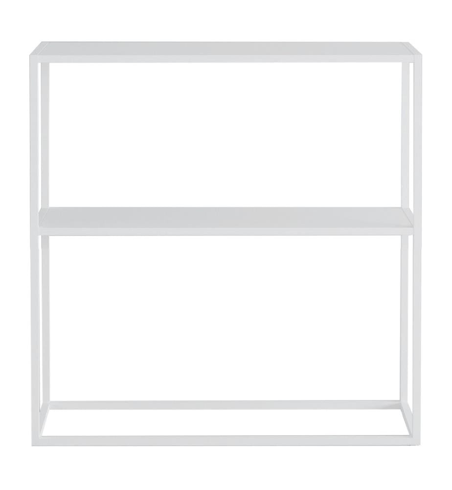 Table console Strömstad 80x79.5x26 cm blanc mat