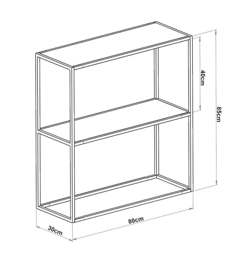 Table console Konnevesi 85x80x30 cm Noir Transparent
