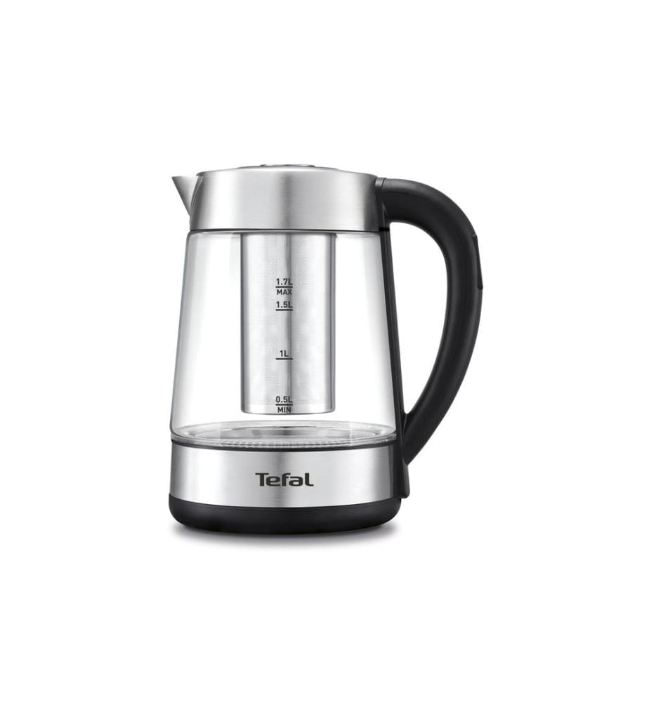 TEFAL - Bouilloire BJ750D10 1.7 l, Noir/Argenté
