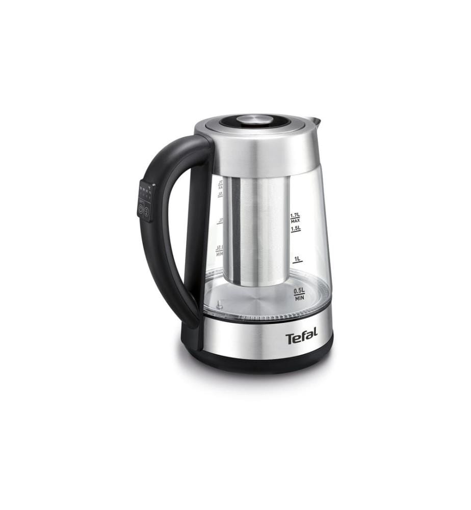 TEFAL - Bouilloire BJ750D10 1.7 l, Noir/Argenté