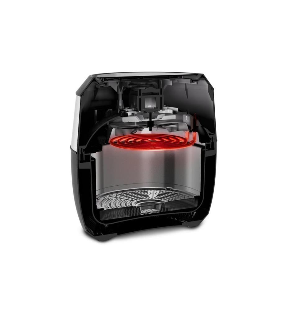 TEFAL - Friteuse à air chaud EasyFry XXL 1.6 kg, Noir/Argenté