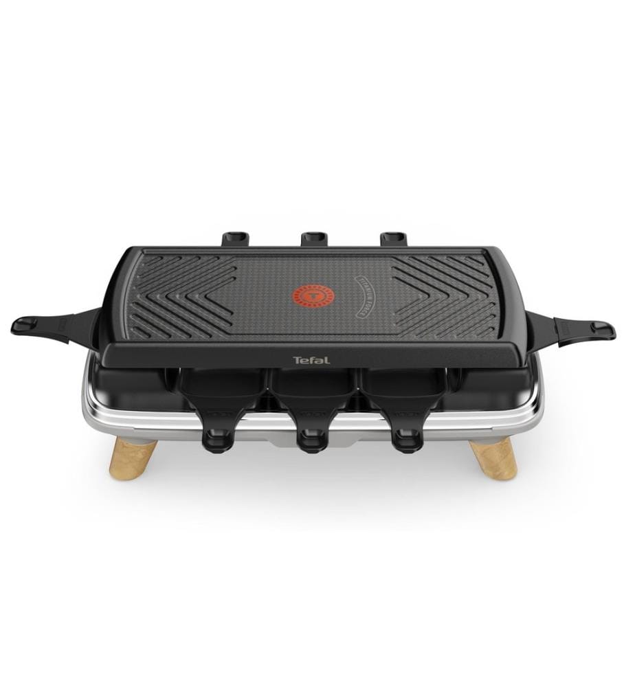 TEFAL - Grill à raclette Gourment RE610D 8 personnes
