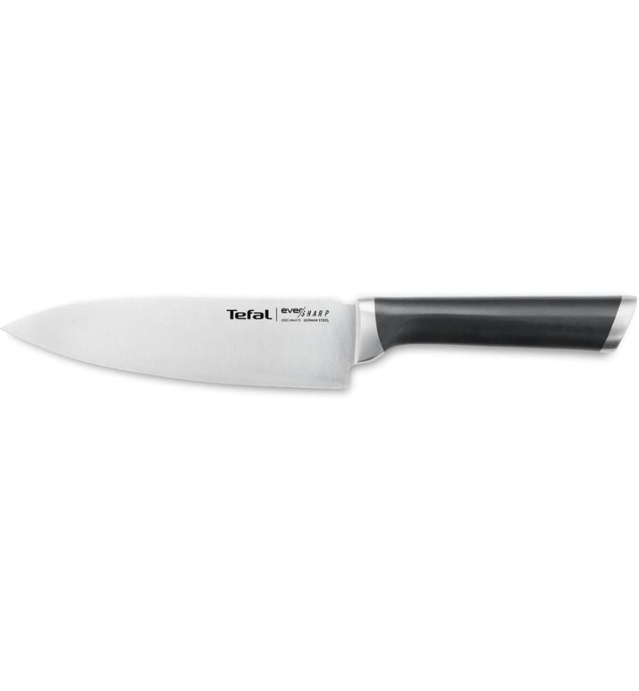 TEFAL - Kochmesser Ever Sharp 16.5 cm, Schwarz