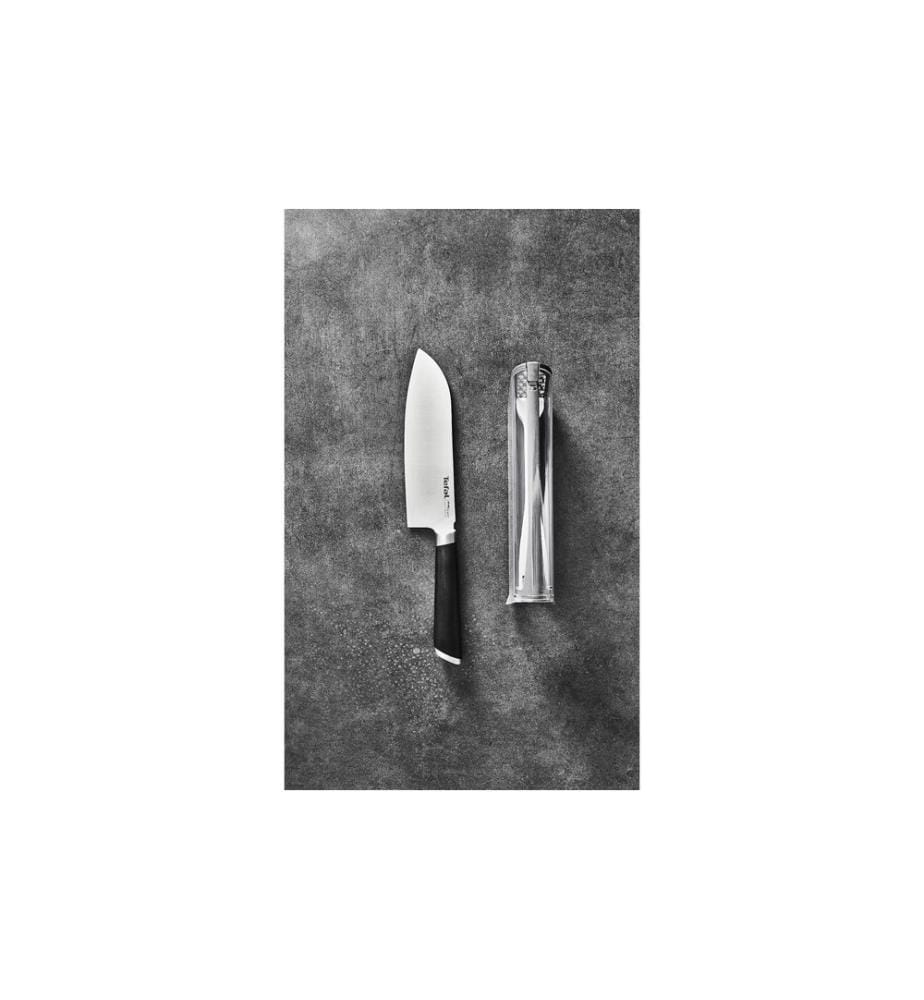 TEFAL - Santokumesser Ever Sharp 16.5 cm, Schwarz