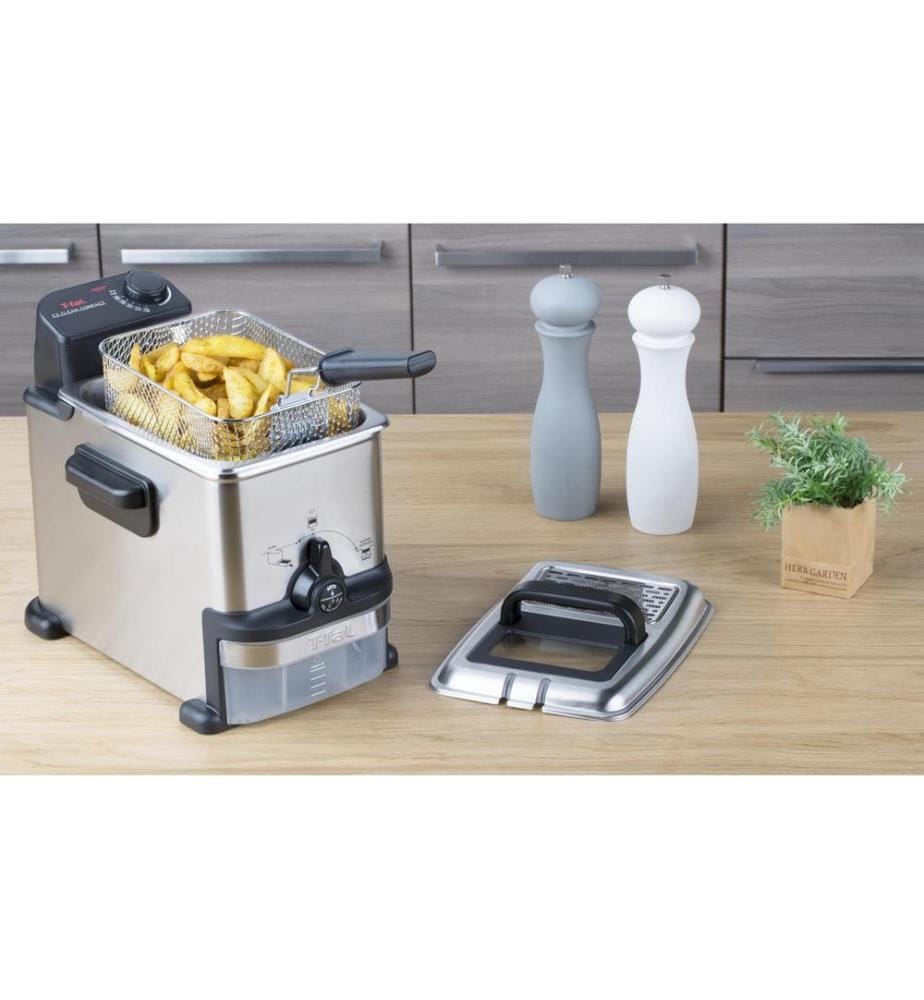 TEFAL - Friteuse Oleoclean Compact FR7016CH 0.8 kg