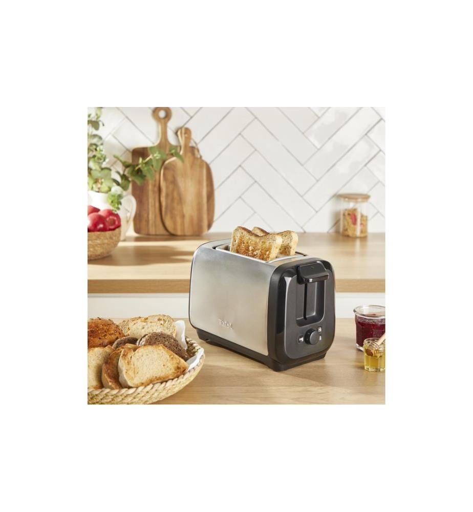 Tefal Grille-pain Subito TT5S1D Noir/Argenté