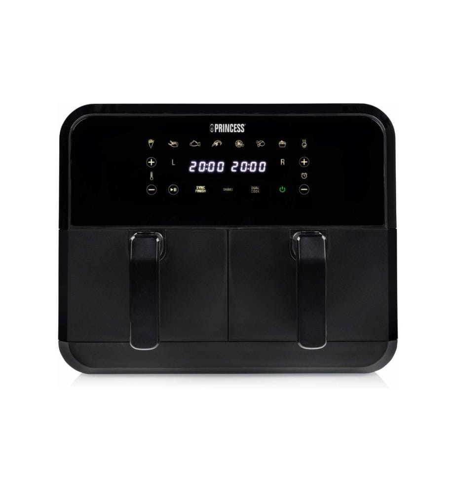 PRINCESS - Friteuse à air chaud 182068 Double Basket Airfryer 8 l