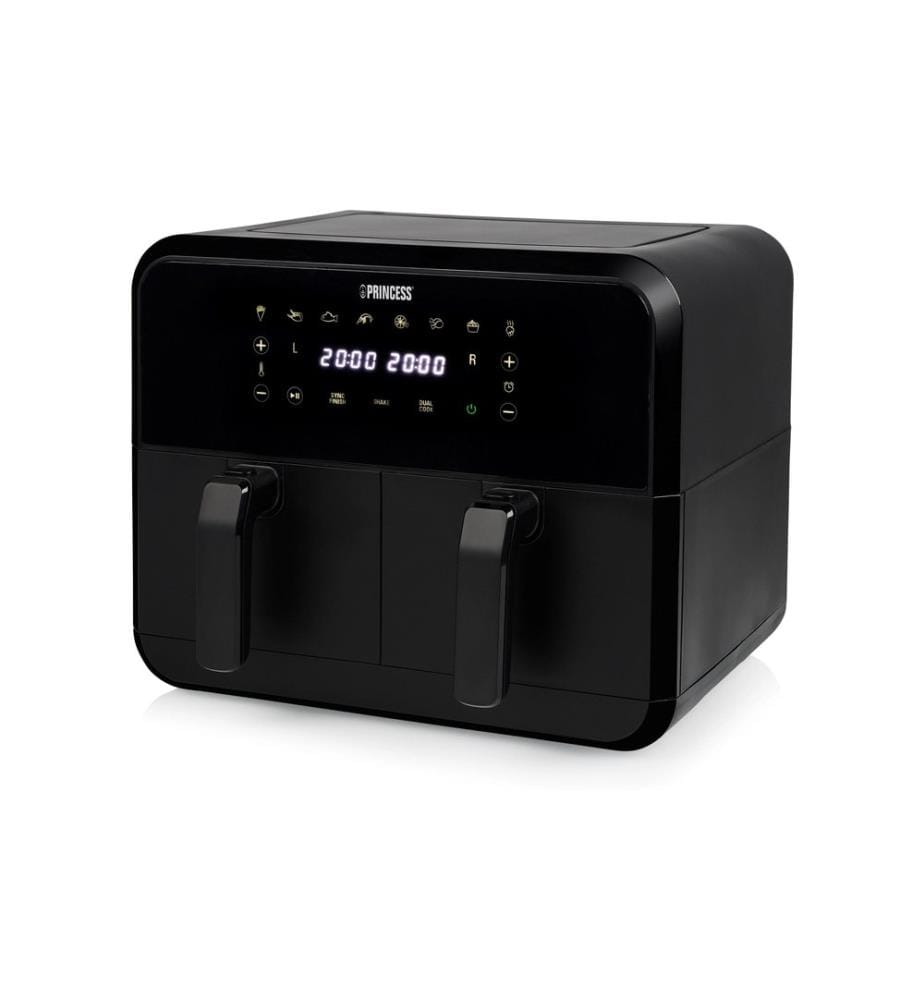 PRINCESS - Friteuse à air chaud 182068 Double Basket Airfryer 8 l