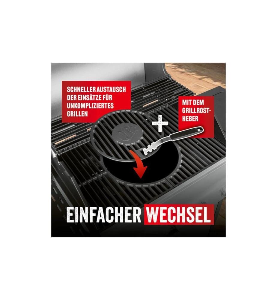 Landmann - Grille de barbecue Modulus - Noir