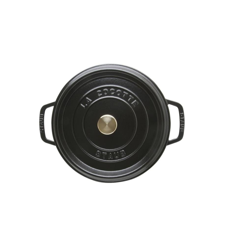 Staub - Rôtisseur Cocotte 24 cm, Noir, 3.8 l