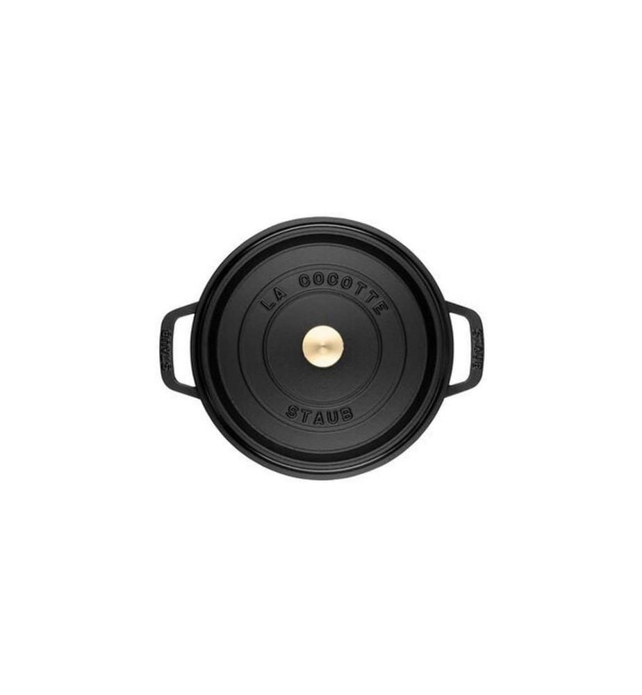 Staub - Rôtisseur Cocotte 26 cm, Noir, 5.2 l