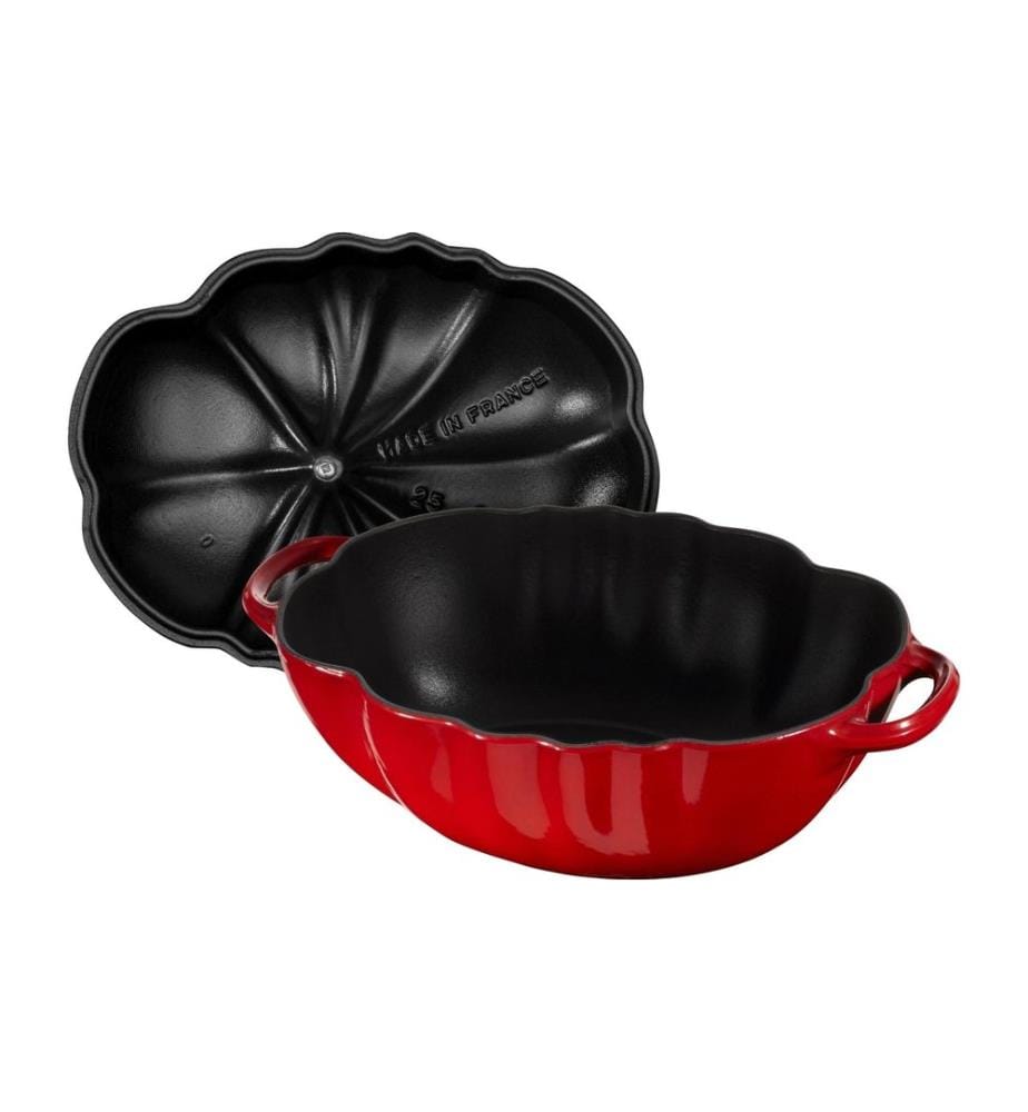 Staub - Rôtisseur Cocotte Tomate 25 cm, Rouge cerise, 2.9 l