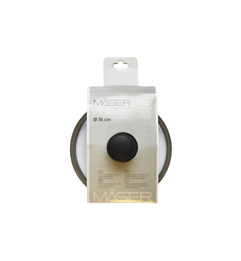 Mäser - Pfannendeckel 16 cm, Transparent