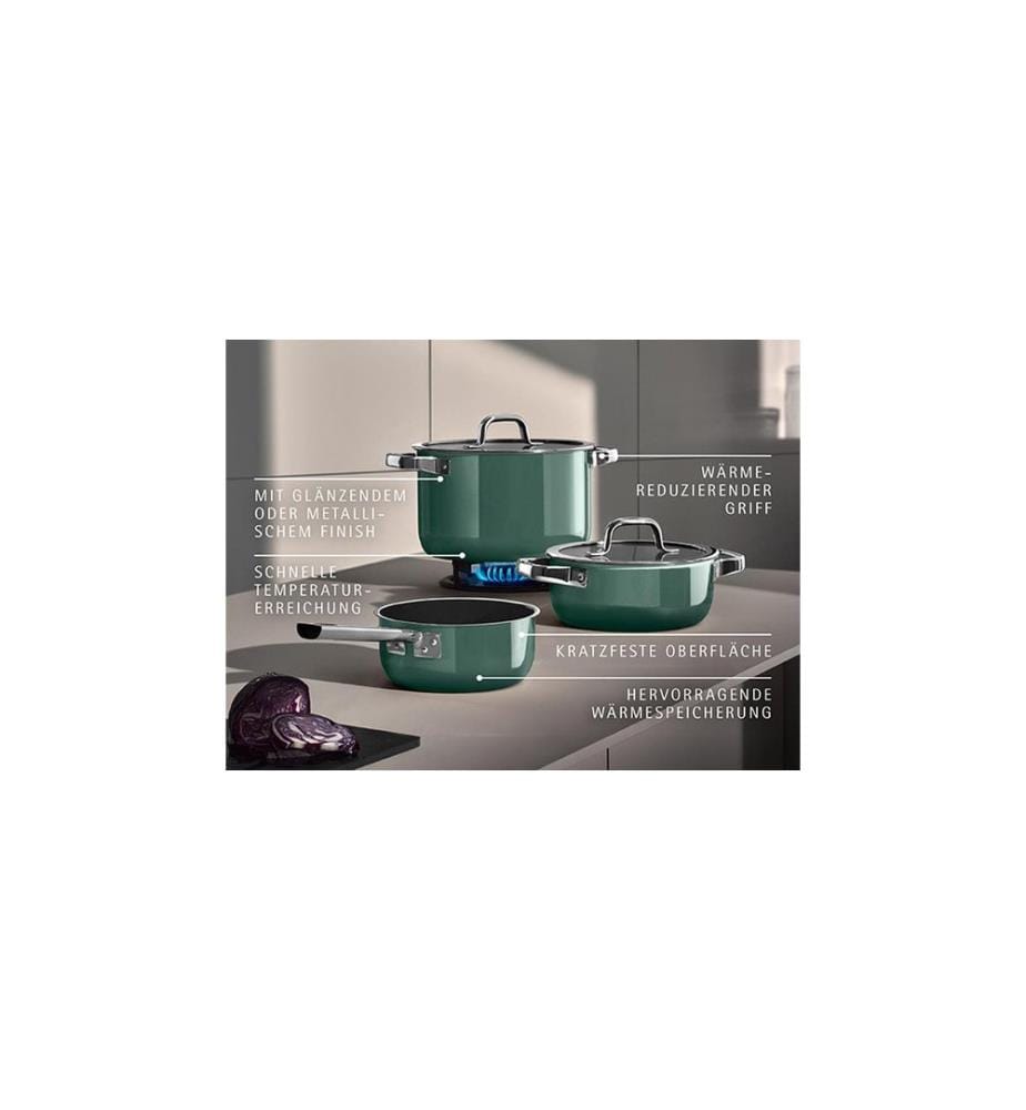 WMF - Kochtopf Fusiontec Mineral Pro 24 cm, Efeugrün