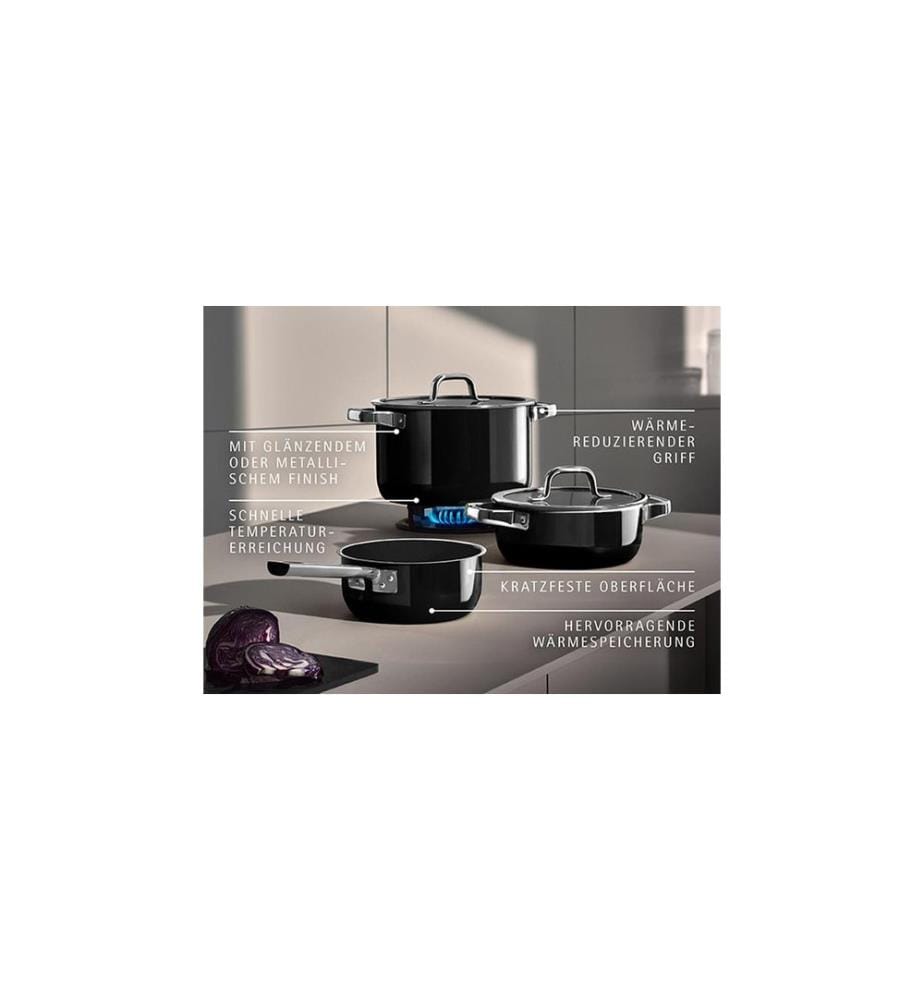 WMF - Casserole Fusiontec Mineral Pro 16 cm, Noir