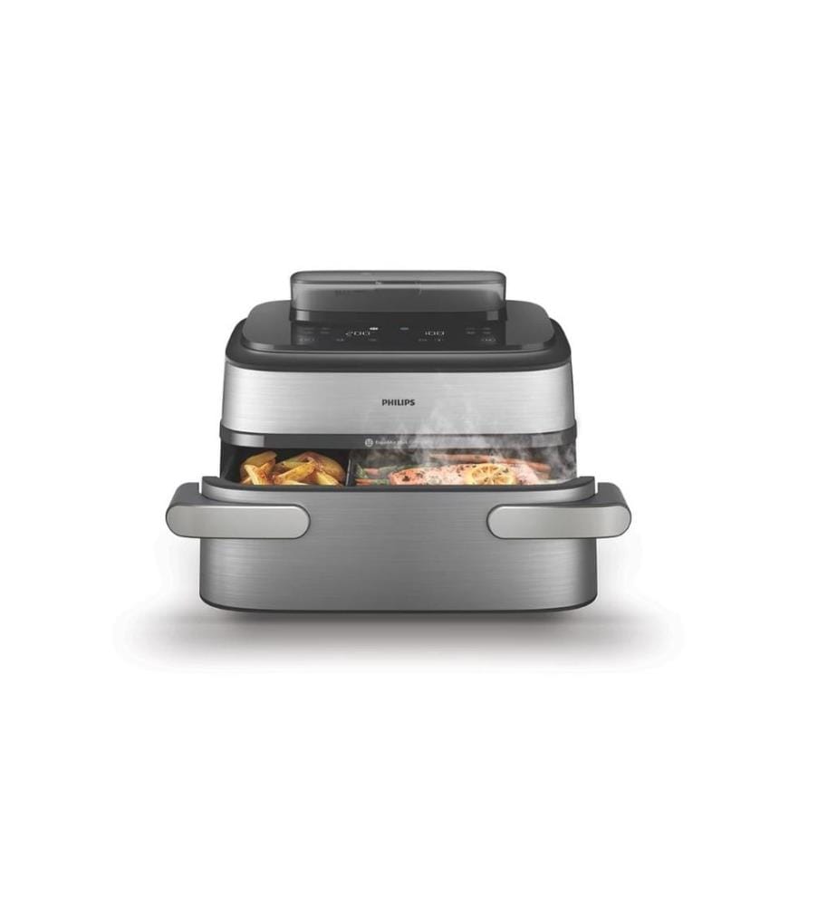 PHILIPS - Steam Airfryer Megabasket 9.5 l