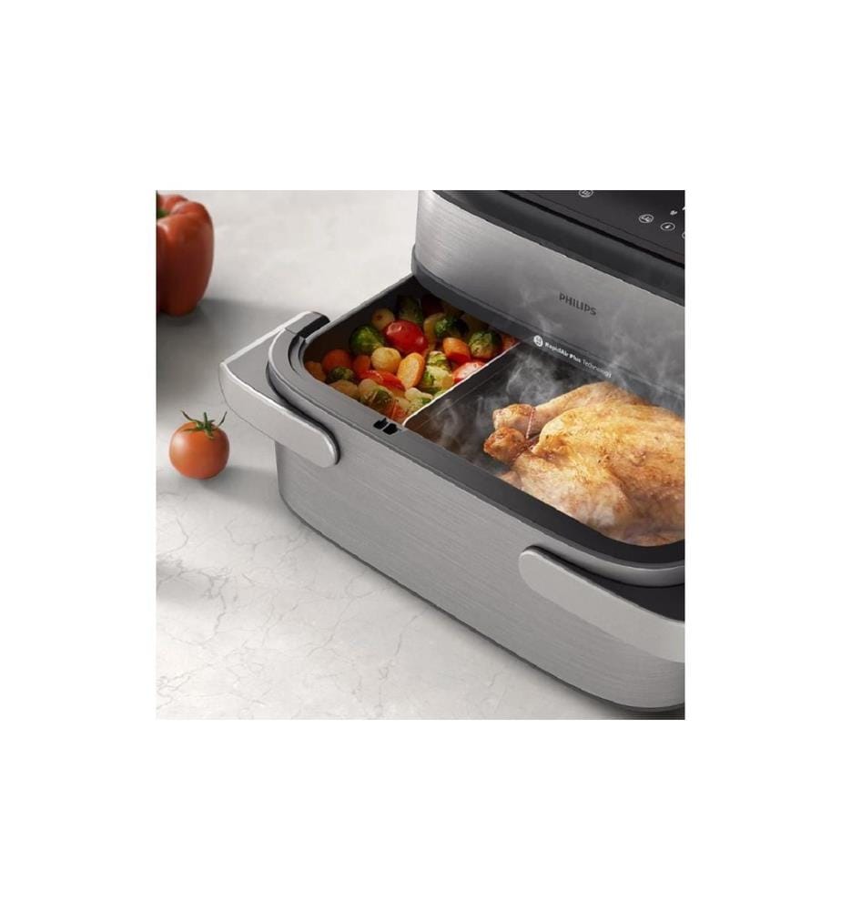 PHILIPS - Steam Airfryer Megabasket 9.5 l
