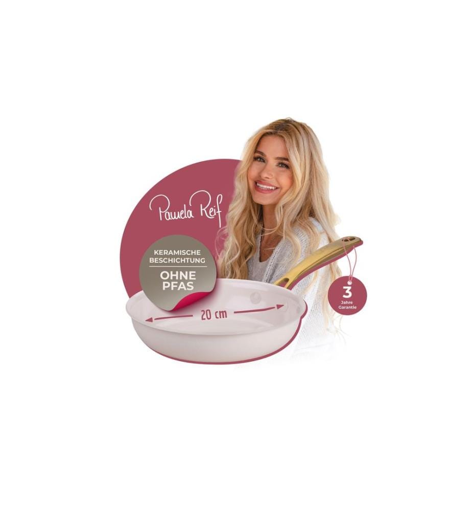 Fackelmann - Poêle à frire Signature 20 cm, beige / or