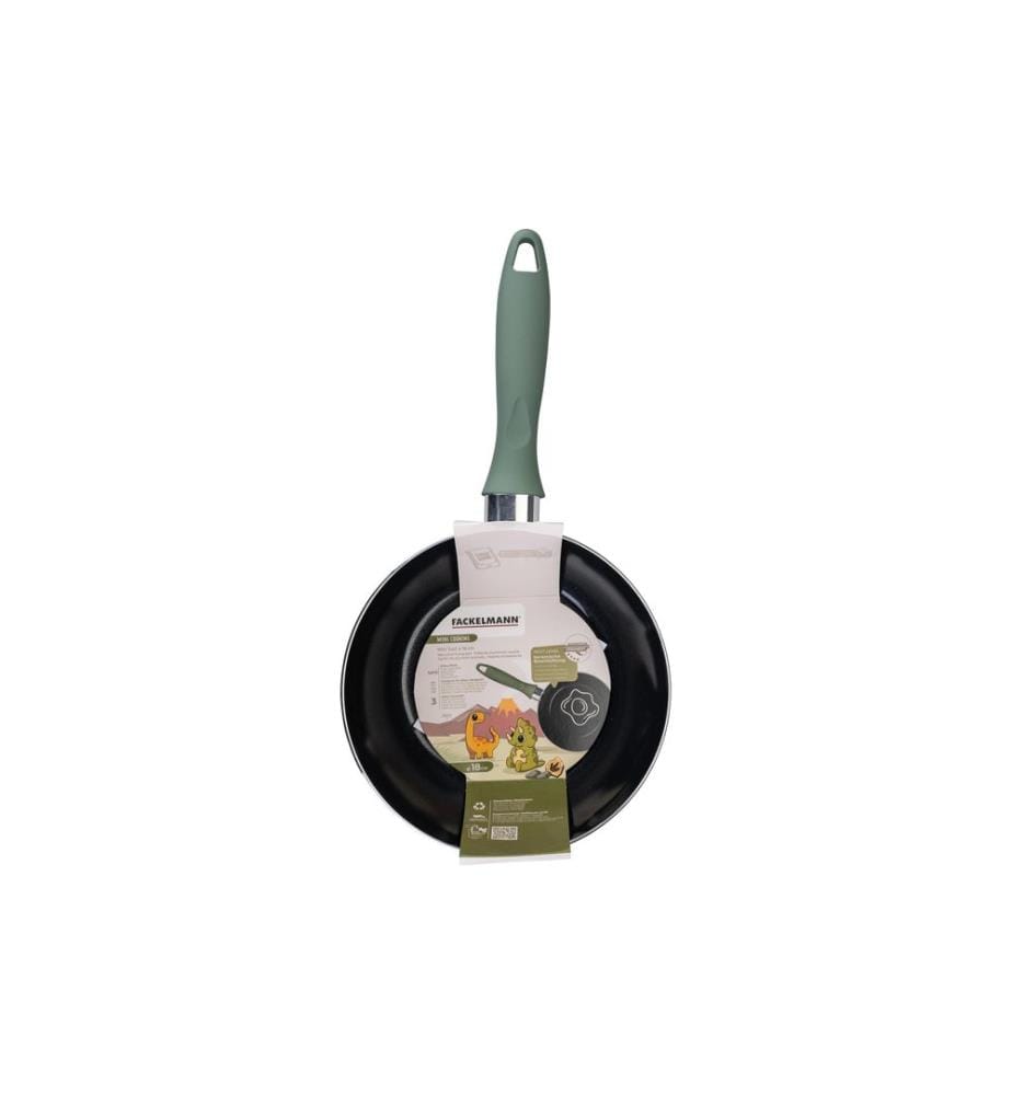Fackelmann - Wok MiniCooking 18 cm, gris-vert