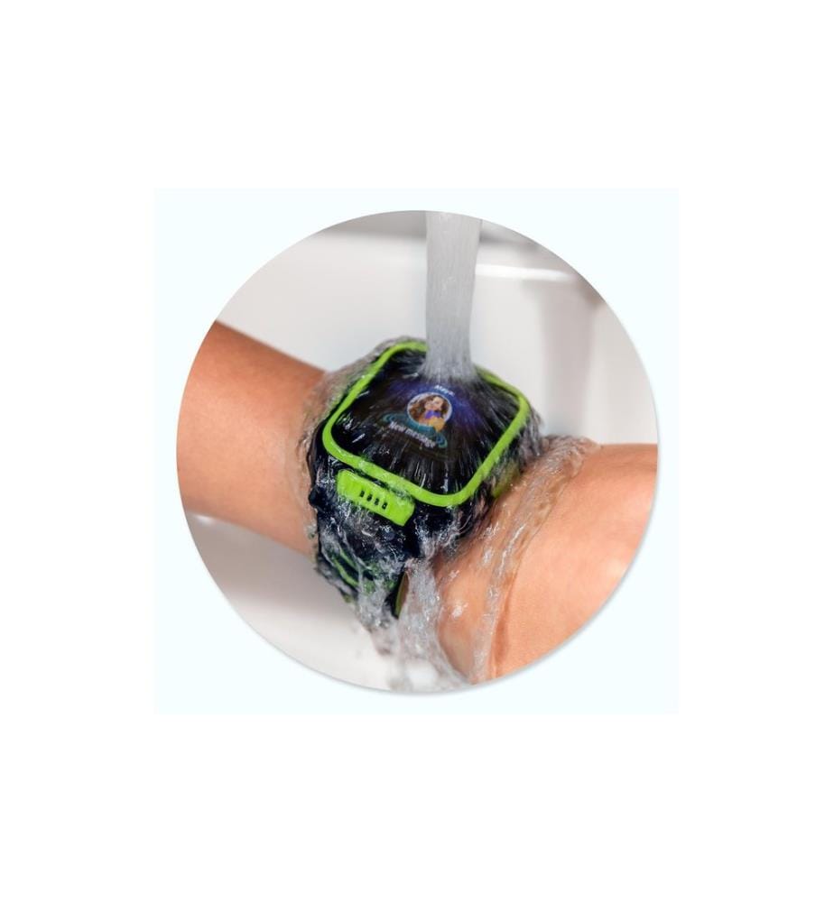 MyKi - Smartwatch Montre GPS pour enfants MyKi - 4 Noir/vert avec carte SIM