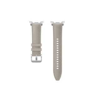 SAMSUNG - Hybrid Eco Leather Band S/M/L Watch8 Taupe