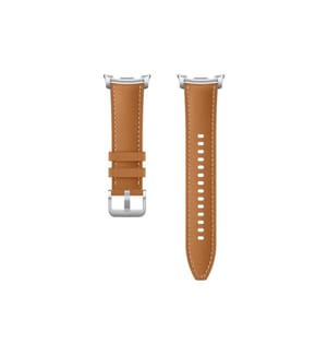SAMSUNG - Hybrid Eco Leather Band S/M/L Watch8 Braun