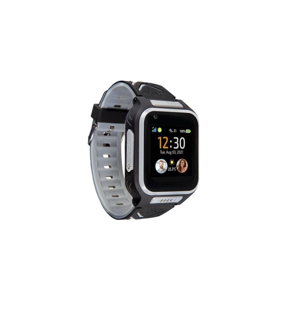 MyKi Smartwatch GPS Kinder Uhr MyKi 4 Schwarz/Grau mit SIM-Karte