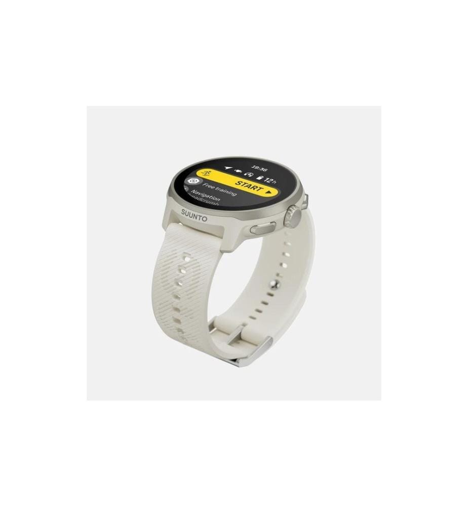 SUUNTO Sportuhr Run 1.32 Zoll Frostgrau Silikon