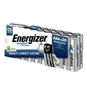 ENERGIZER - Pile Ultimate Lithium AAA , 20 Pièce/s