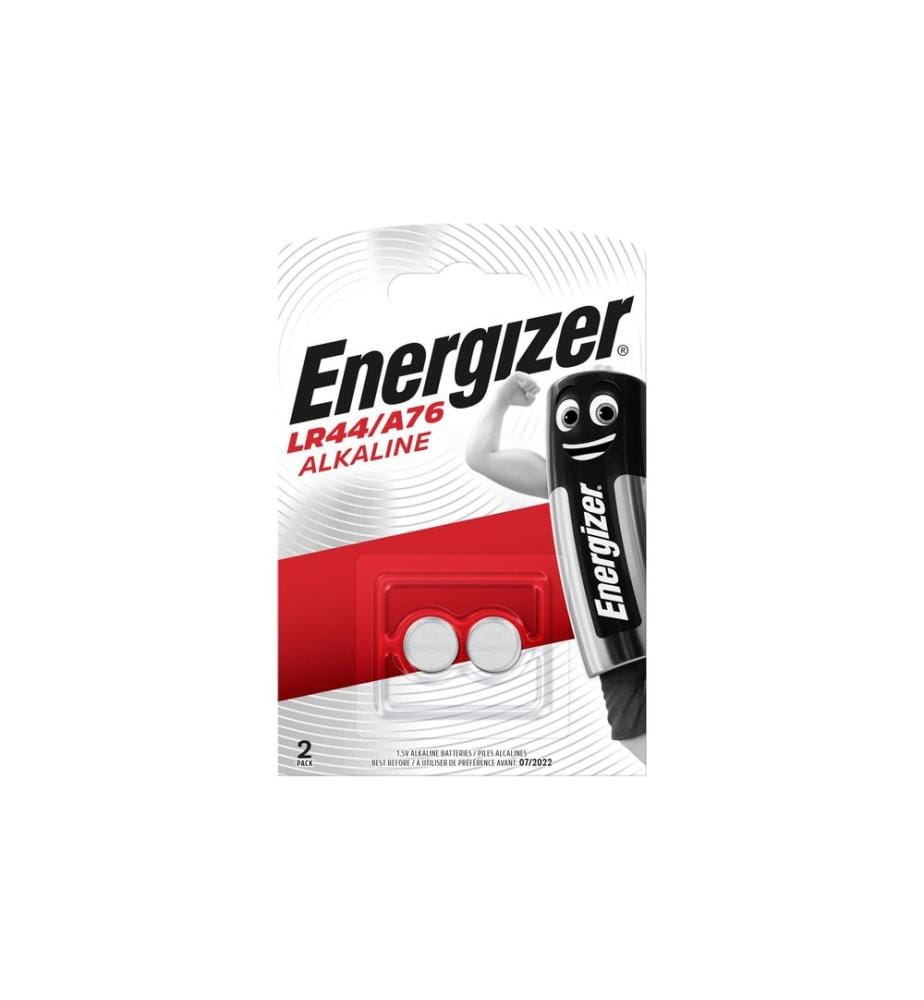 ENERGIZER - Knopfzelle Alkaline LR44 / A76 , 2 Stück
