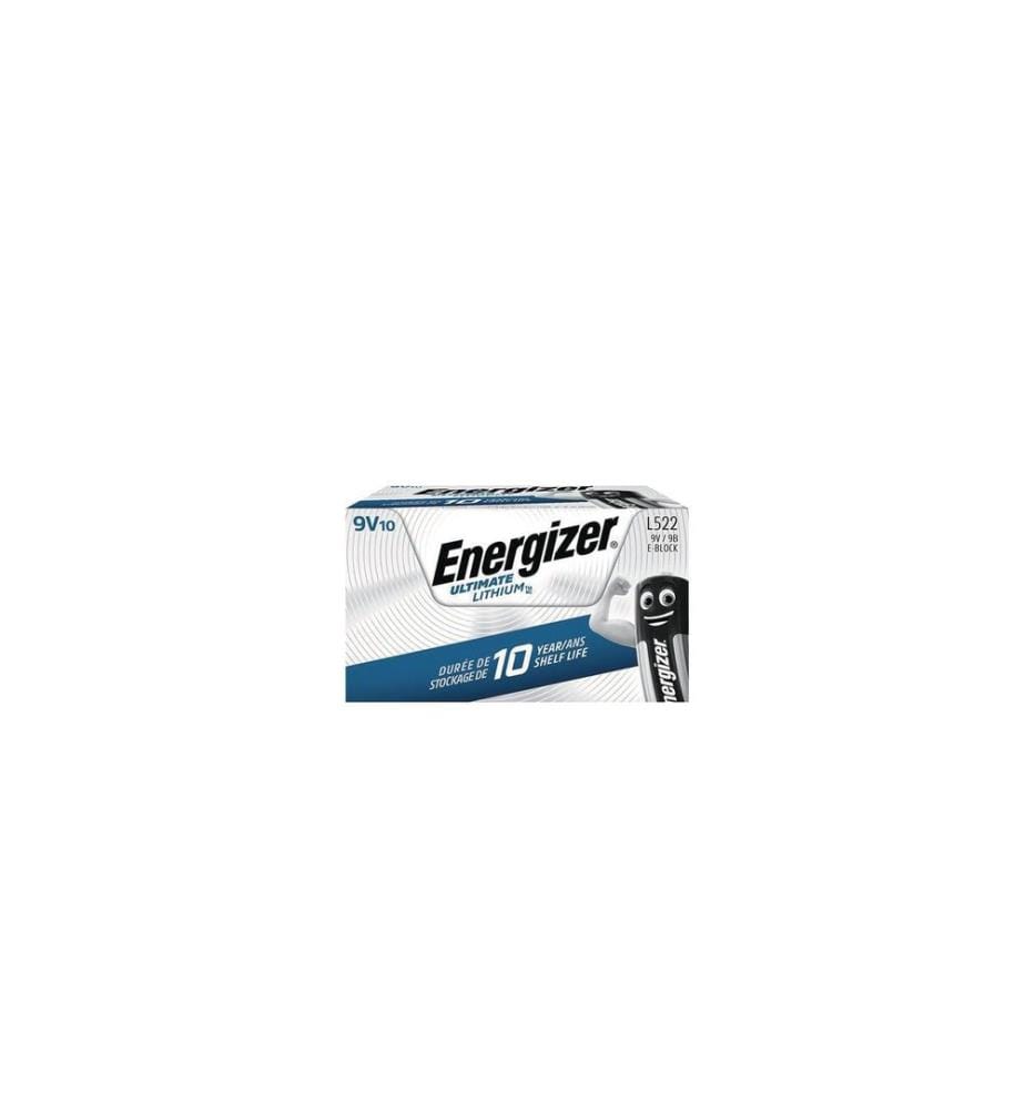 ENERGIZER - Batterie Ultimate Lithium 9V E-Block , 10 Stück