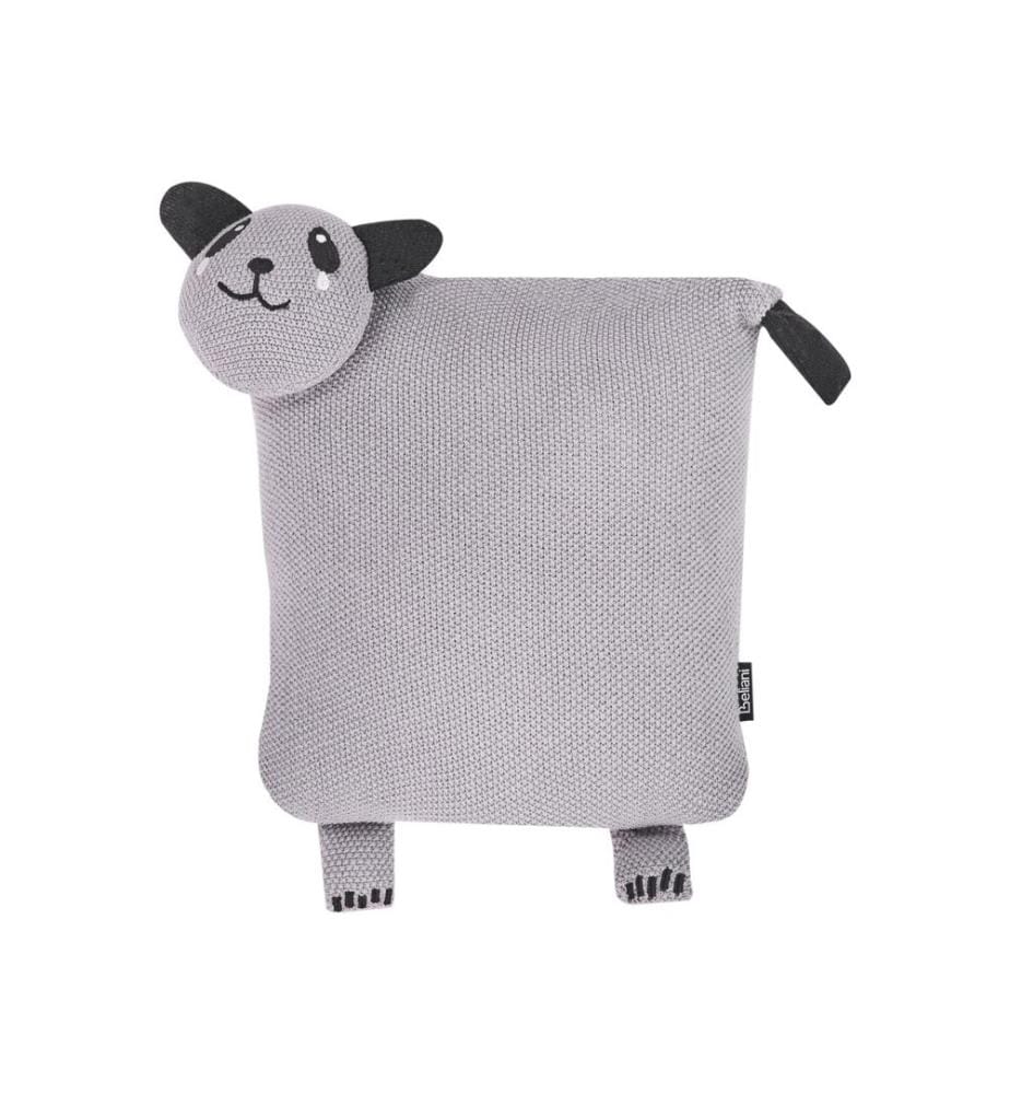 Lot de 2 coussins décoratifs SHADOOR Coton 35 x 35 cm Gris Panda