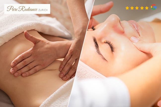 Manuelle brasilianische Lymphdrainage für Gesicht oder Körper