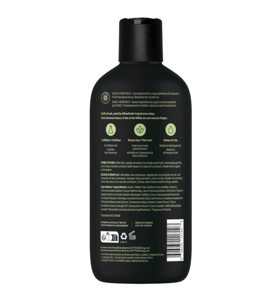 super leaves men 2in1 shampoo e balsamo fortificante Bergamotto e Matcha 415ml