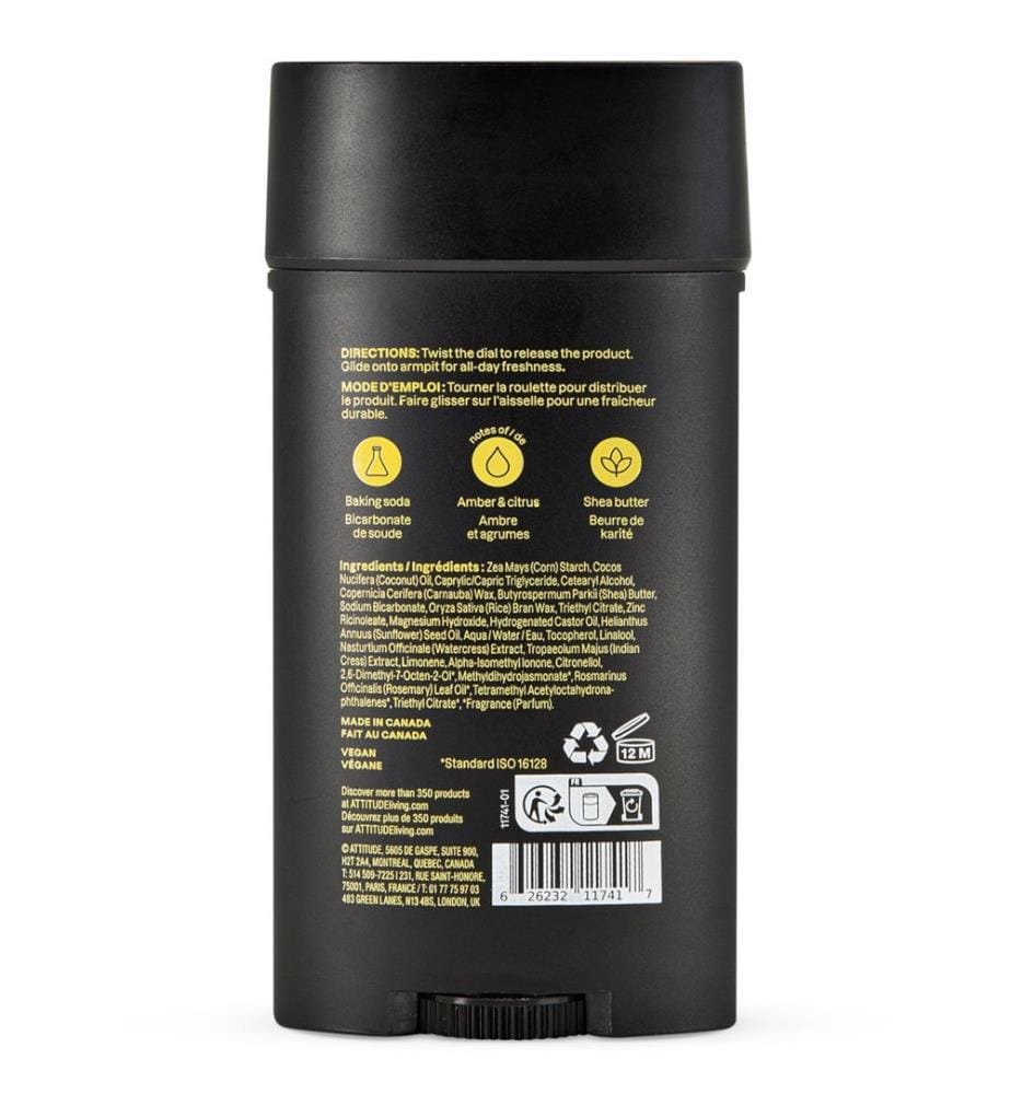 super leaves men Deodorant Bernstein & Zitrusfrüchte 75g