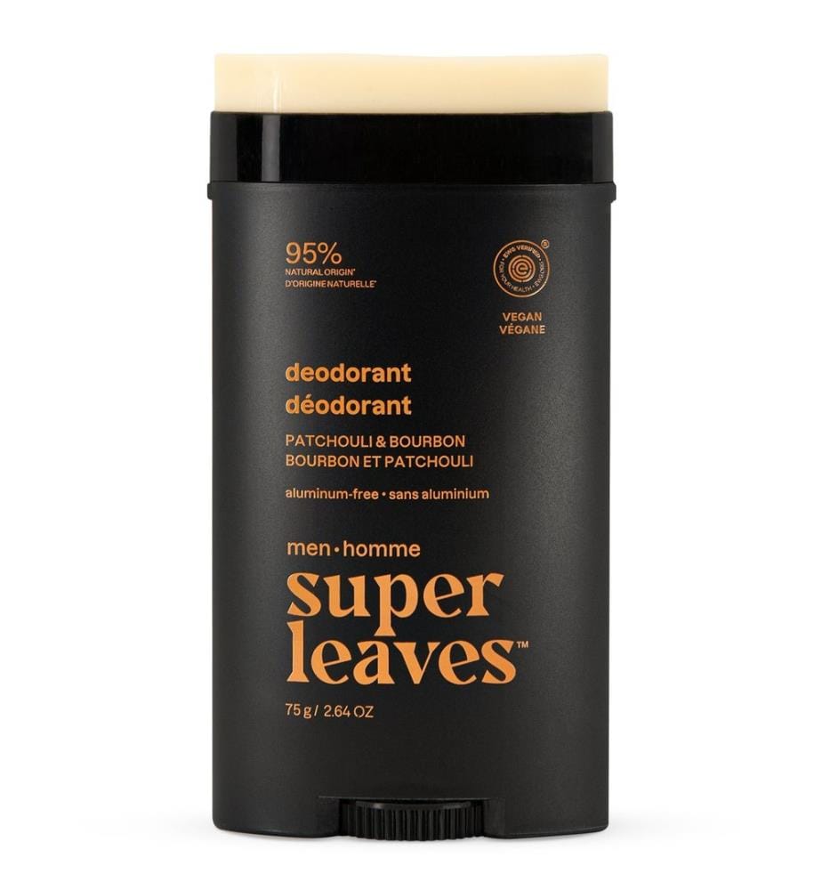super leaves men Deodorant Patchouli & Bourbon 75g