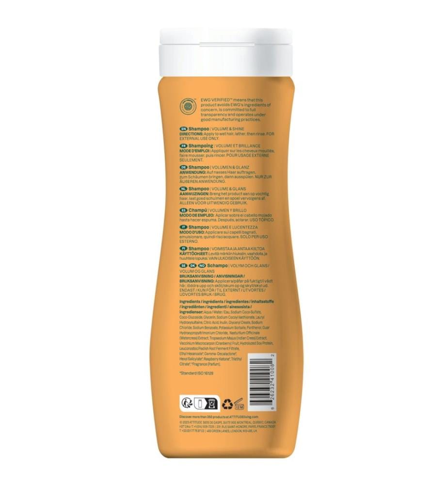 Shampoo Superleaves - volume e lucentezza, 473 ml