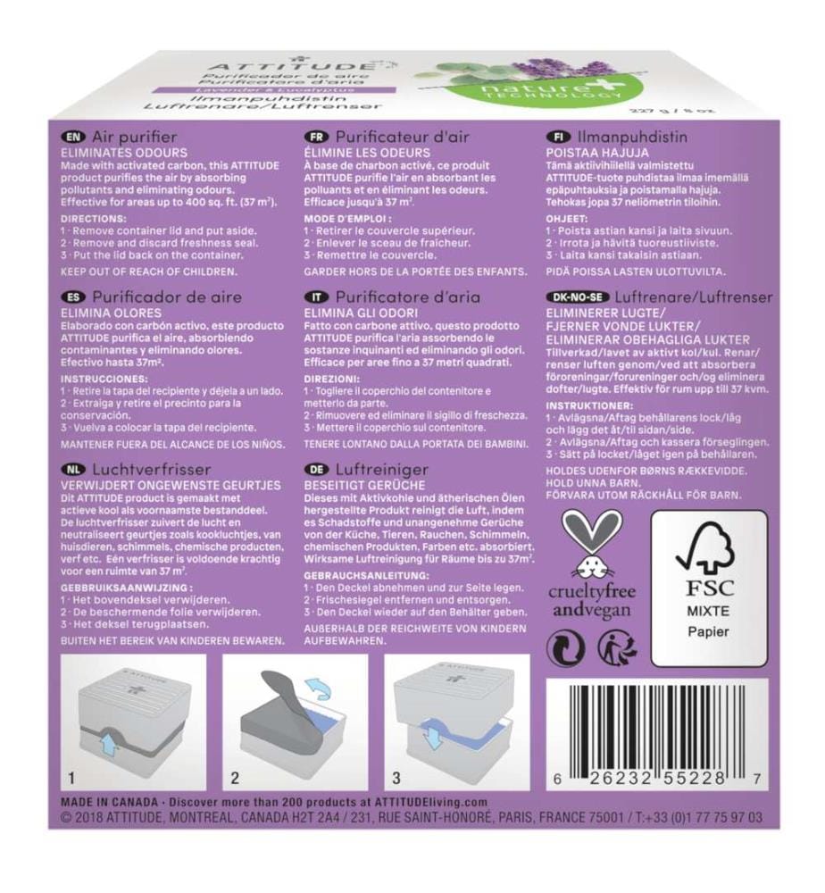 Lavender & eucalyptus air purifier, 227 g