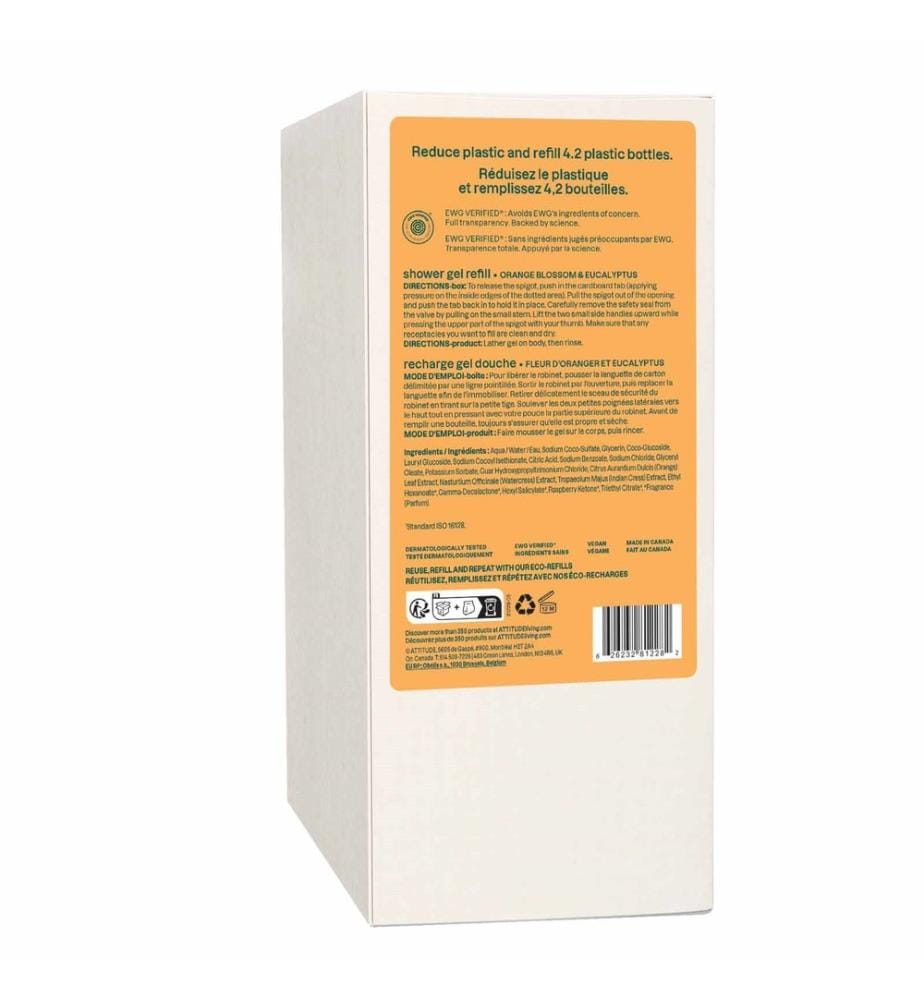 Super Leaves Duschgel Refill Orange Blossom & Eucalyptus 2 Liter