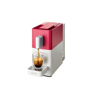 DELIZIO - Kapselmaschine Carina Heart Rot/Weiss