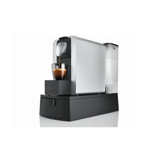 DELIZIO - Cafetière à capsules Compact Pro XL Noir/Argenté