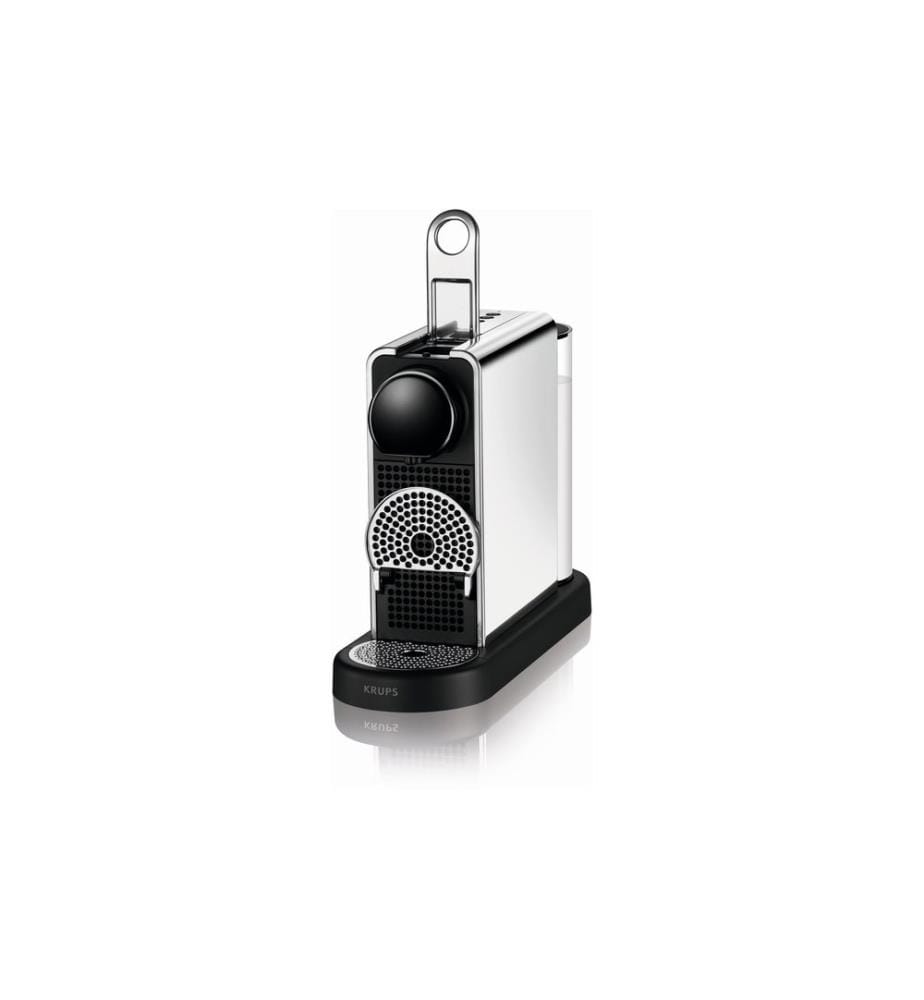 Krups - Machine à café Nespresso CitiZ Platinum Acier inoxydable/Noir