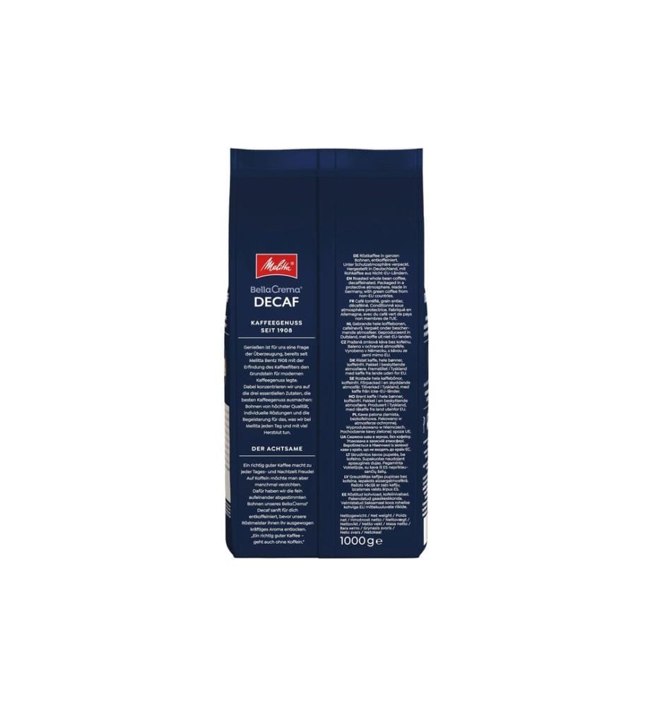 MELITTA - Kaffeebohnen BellaCrema Decaffeinato 1000 g