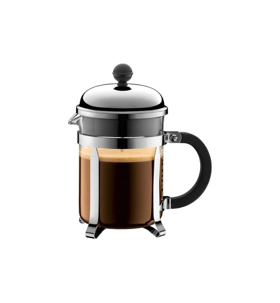BODUM - Cafetière Chambord Chromé, noir, 0.5 l