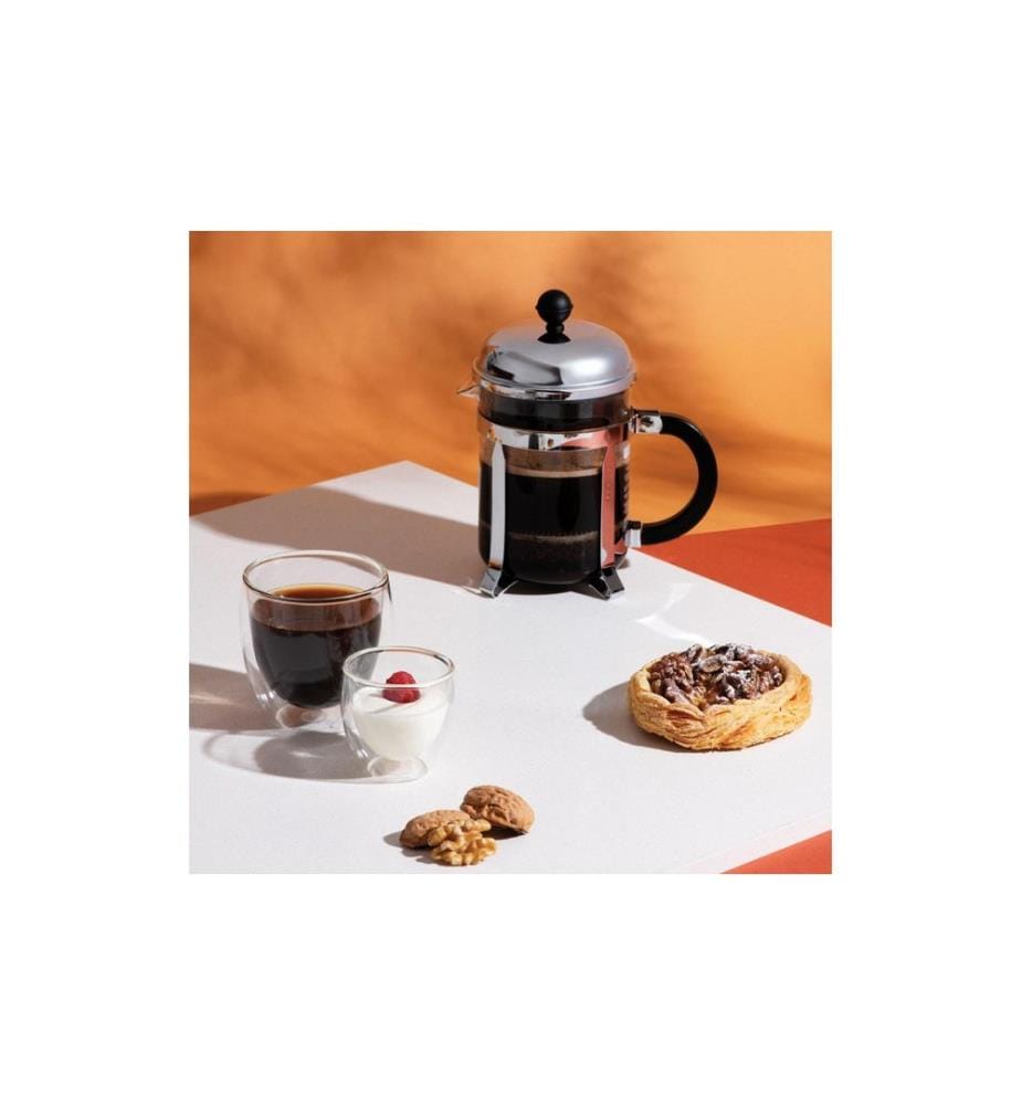 BODUM - Cafetière Chambord Chromé, noir, 0.5 l