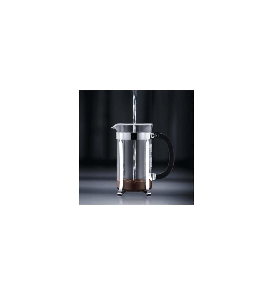 BODUM - Cafetière Chambord Chromé, noir, 0.5 l